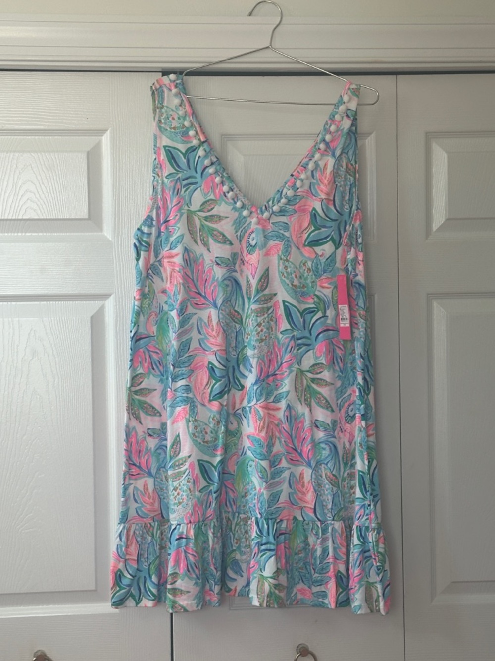 NEW Lilly Pulitzer - Camilla Dress - Resort White Toucan Do It Better - XXL